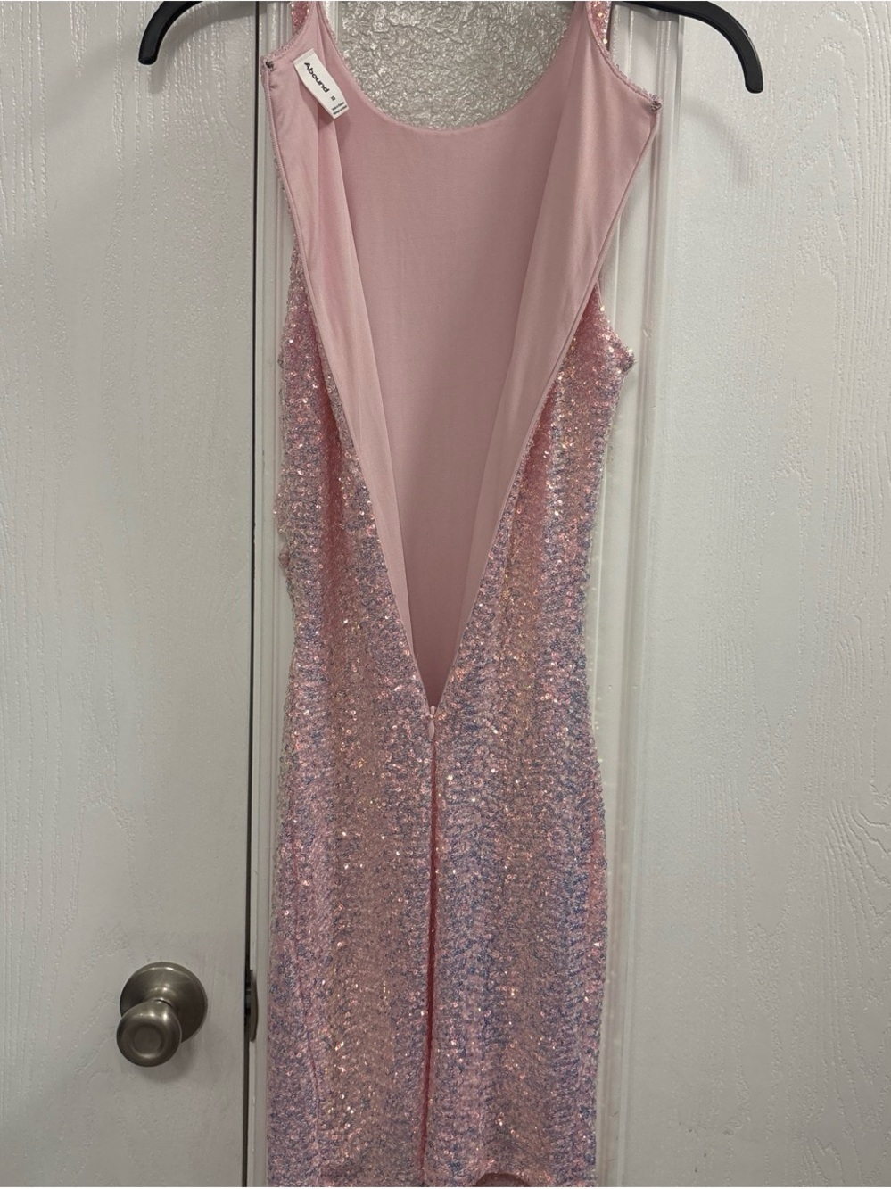 Abound Pink Sequin Midi Dress - Picture 4 of 4